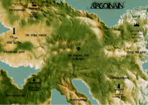Karte Argonan